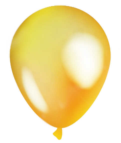 Transparent Yellow 12 Inch Balloon 100 Pieces