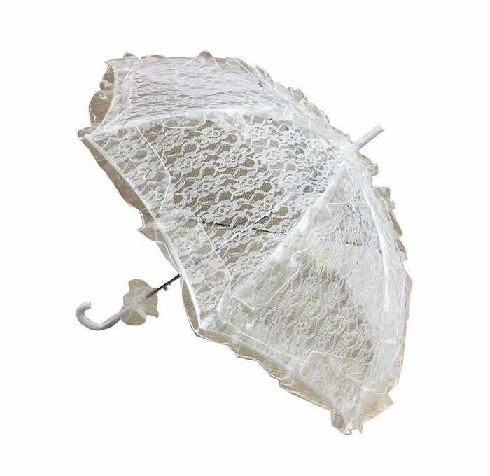 Umbrella Lace Embroidered Cream P1-60