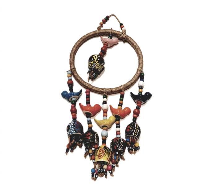 Ceramic Bird Hanging Ornamental Pendulum