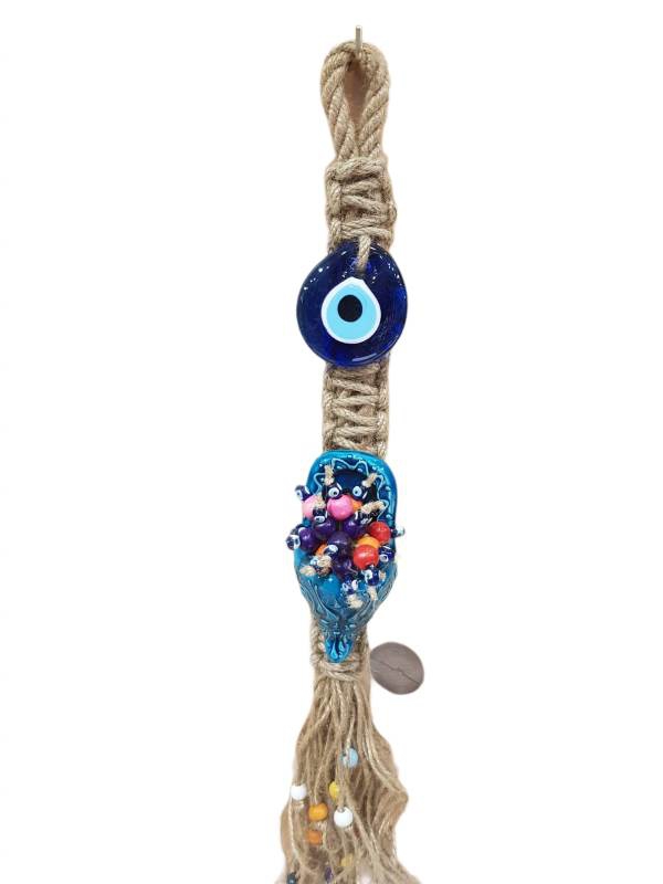 Ceramic Evil Eye Beads Hanging Ornament