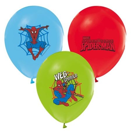 Spiderman Printed Pastel Balloon 100 pcs