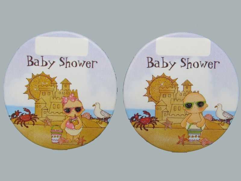 Sti̇cker Baby On Holiday Baby Shower Pink P50