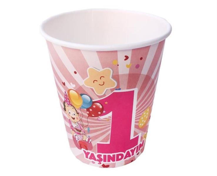 Wholesale 1 Years Birthday Cardboard Cups