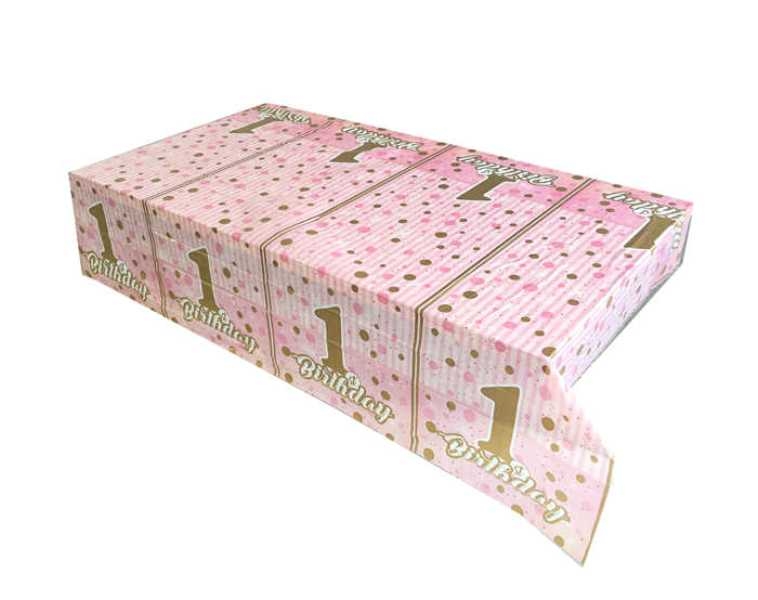 Wholesale 1 Years Birthday Supplies Table Cloth