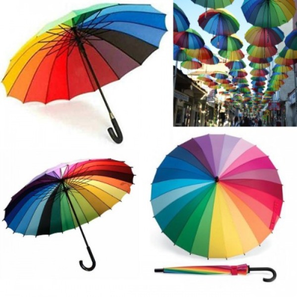 Wholesale 16 String Rainbow Umbrella