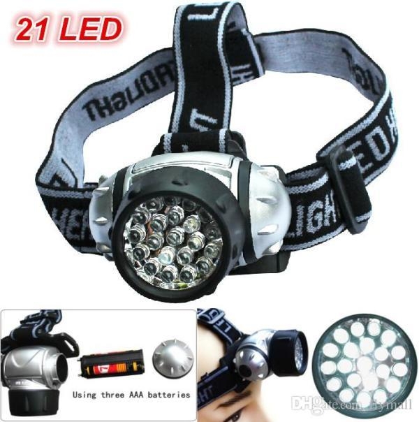 Wholesale 21 Led Hunter Head Flashlight