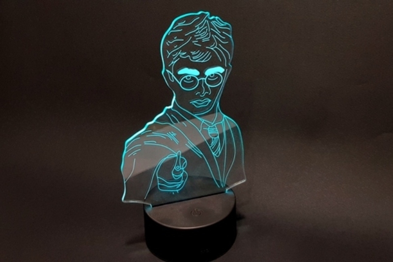 Wholesale 3D Harry Potter Plexi Led Lamp