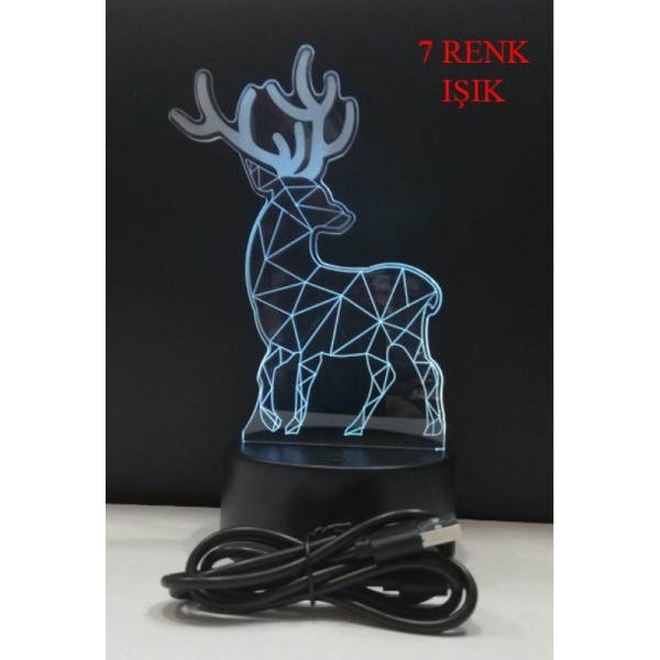 Wholesale 3D Illuminated Deer Night Light