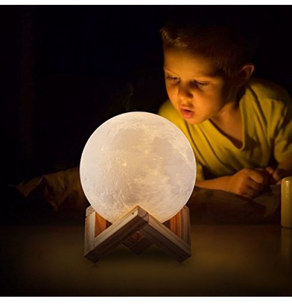 Wholesale 3D Stand Moon Night Light 15 cm