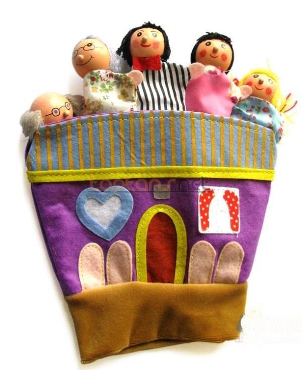 Wholesale 5 Finger Gloves Puppet Family