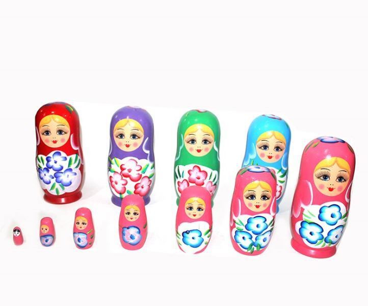 Wholesale 7 Piece Matryoshka Large Size