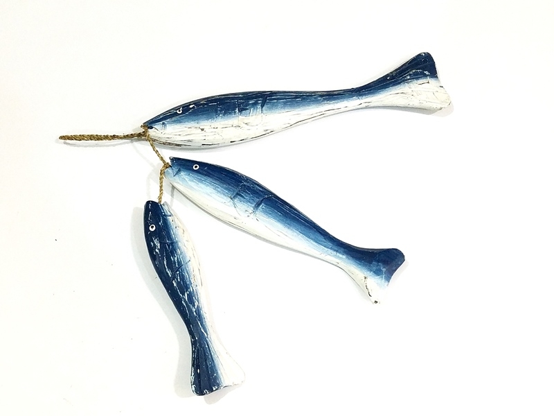 Wooden Fish Wall Ornament