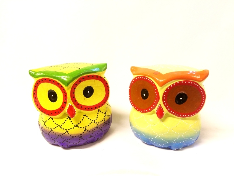 Wholesale Wooden Owl Trinket