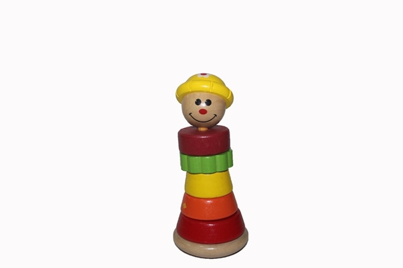 Wholesale Wooden Educational Toy Clown Hanoi