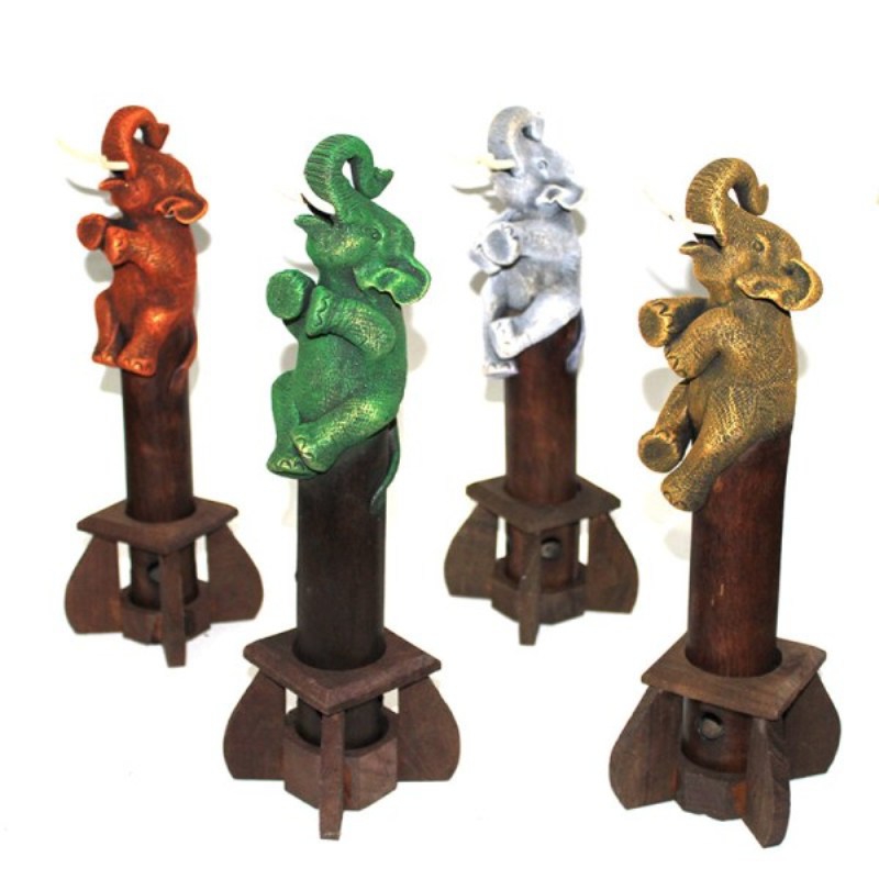 Wholesale Wooden Elephant Incense Holder 35 Cm