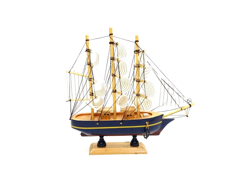 Wholesale Wooden Souvenirs Sailing Ship 24 cm