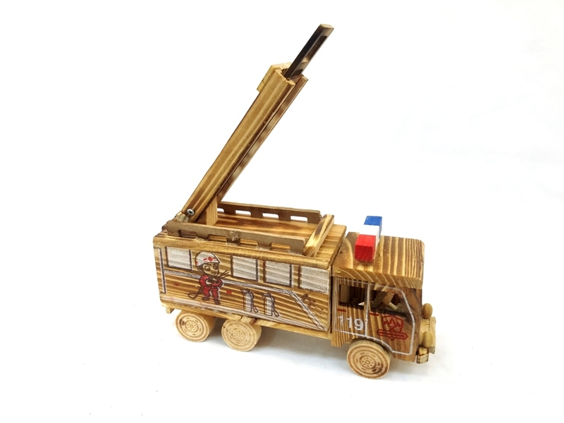 Wholesale Wooden Fire Truck