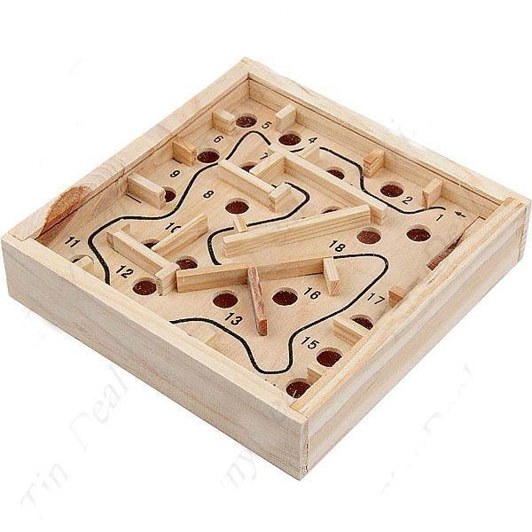 Wholesale Wooden Maze Ball Brain Teaser