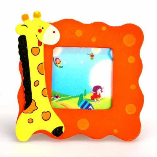 Wholesale Wooden Magnet Picture Frame With Animal Figures