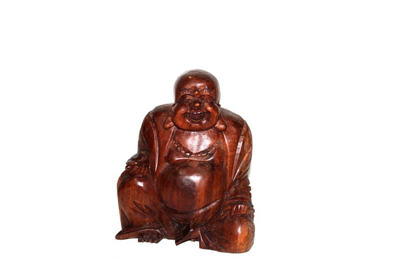 Wholesale Wooden Sitting Buddha Figurine 15 Cm