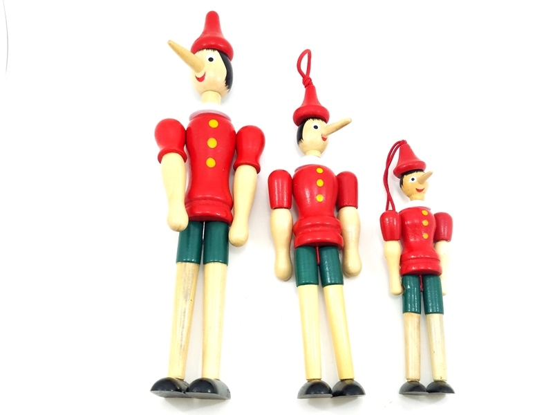 Wholesale Wooden Pinocchio Puppet 15 cm