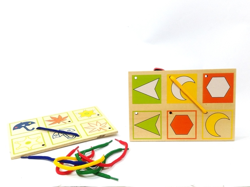 Wholesale Wooden Shape and Color Matching Game