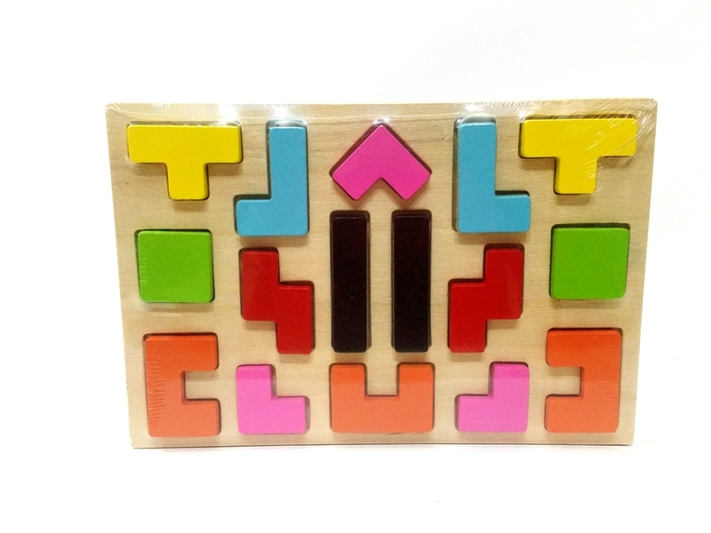 Wholesale Wooden Shape Insertion Puzzle Tetris Game