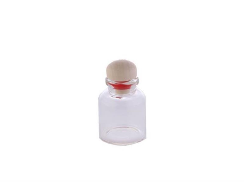 Wholesale Large Size Glass Cologne Bottle With Wooden Stopper