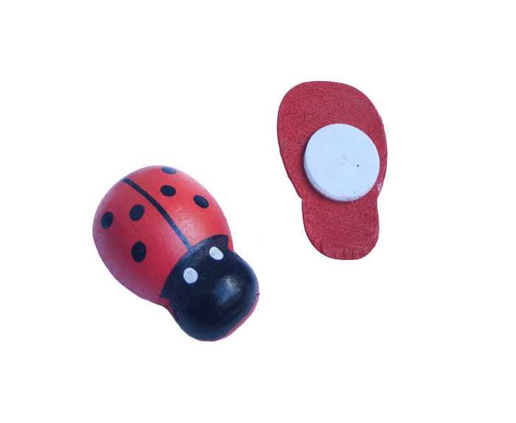 Wholesale Wooden Ladybug Small Size 100 pcs