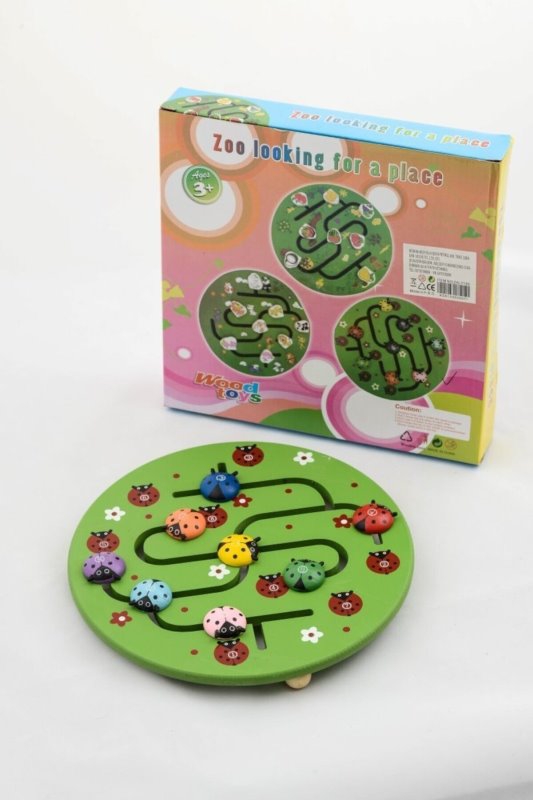 Wholesale Wooden Ladybug Maze Toy