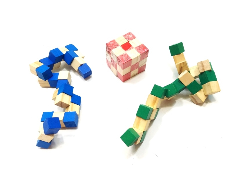 Wholesale Wooden Snake Cube