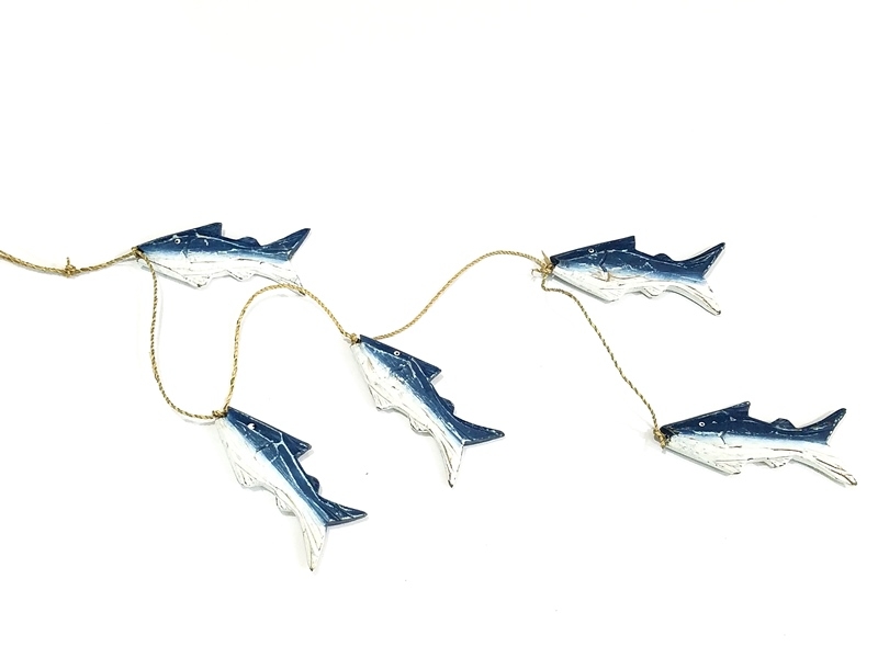 Wholesale Mediterranean Souvenirs Wooden Fish Ornament