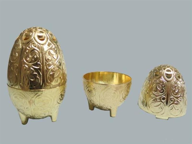 Wholesale Gold Color Metal Egg Delight Holder