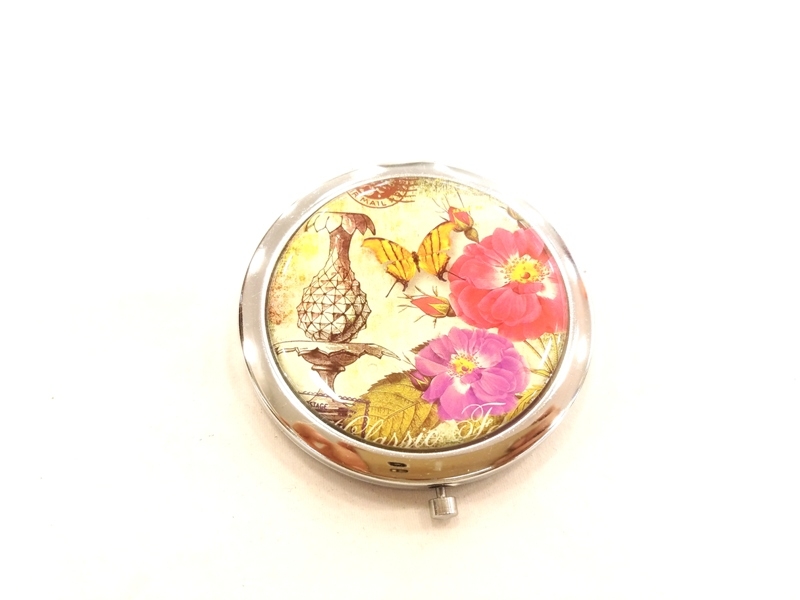 Wholesale Promotional Metal Pocket Mirror For Mother's Day