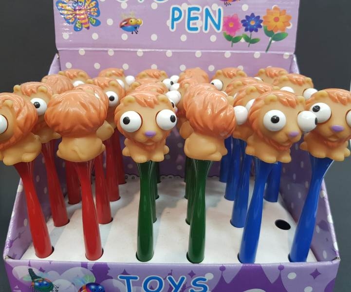 Wholesale Lion Themed Bubble Pen