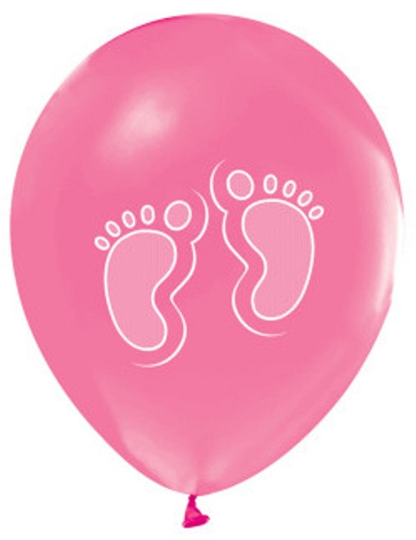 Wholesale Foot Printed Metallized Balloon 100 pcs