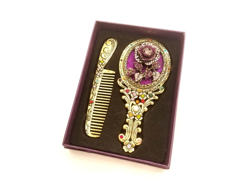 Wholesale Mirror Comb Set Gift