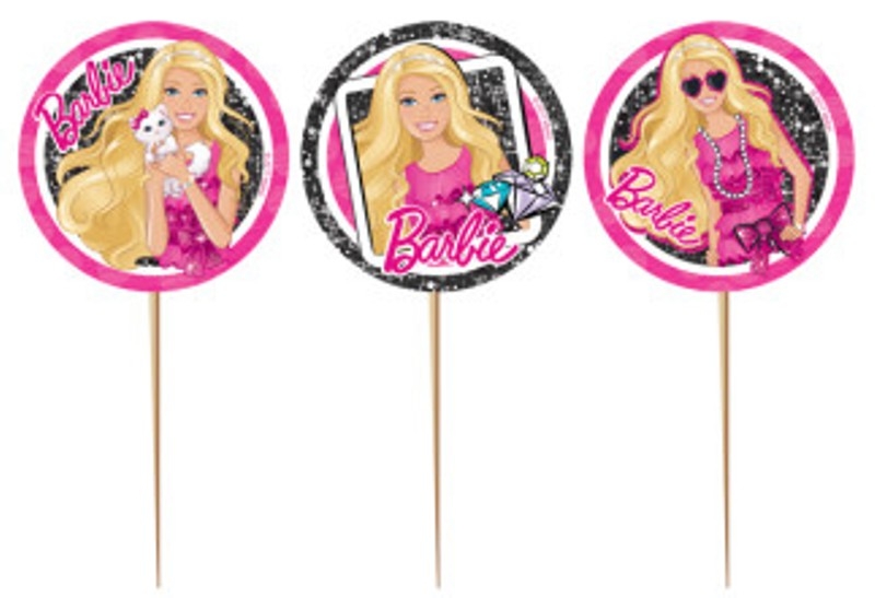 Wholesale Barbie Concept Party Decorations Toothpick