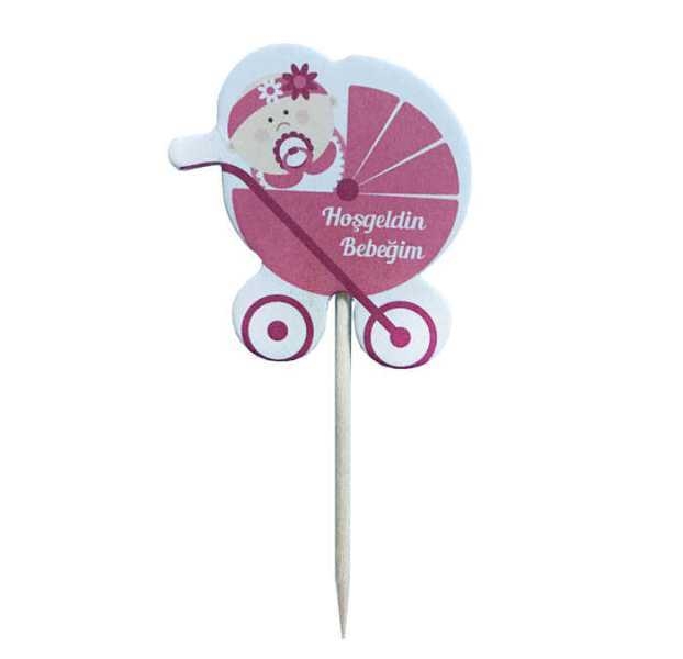 Wholesale Baby Candy Supplies Stroller Toothpick 20 pcs