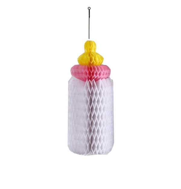 Wholesale Baby Bottle Hanging Honeycomb Ornament