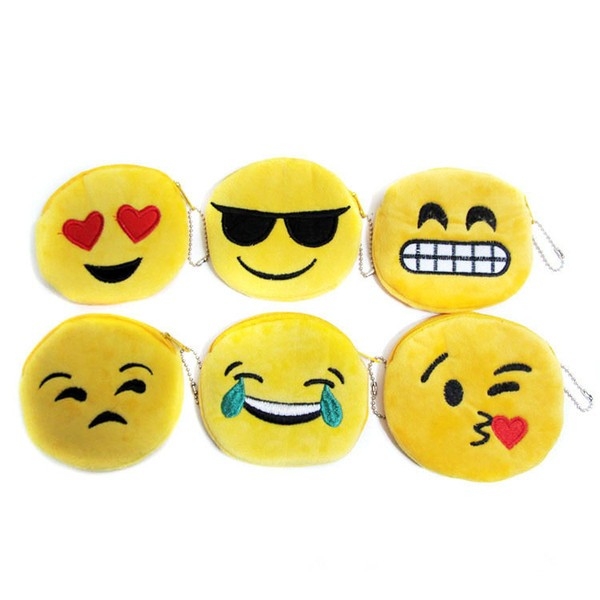 Wholesale Coin Purse Emoji Keychain