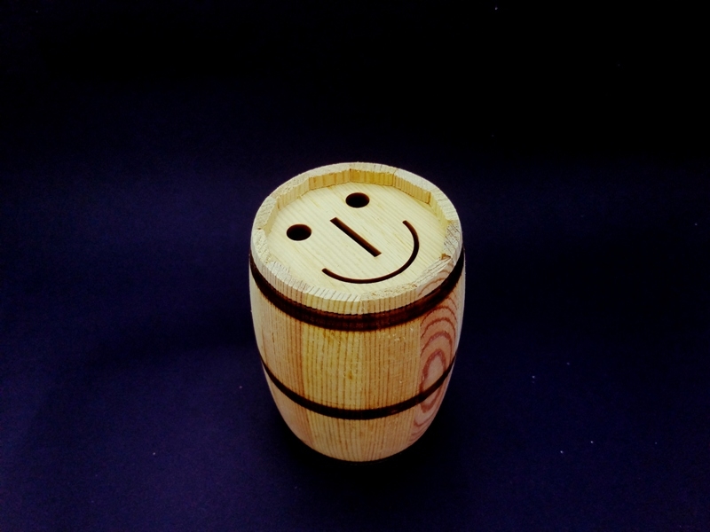 Wholesale Large Wooden Barrel Piggy Bank