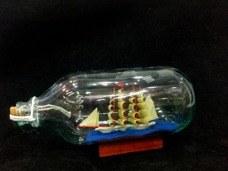 Wholesale Ship In Glass Bottle Large Size