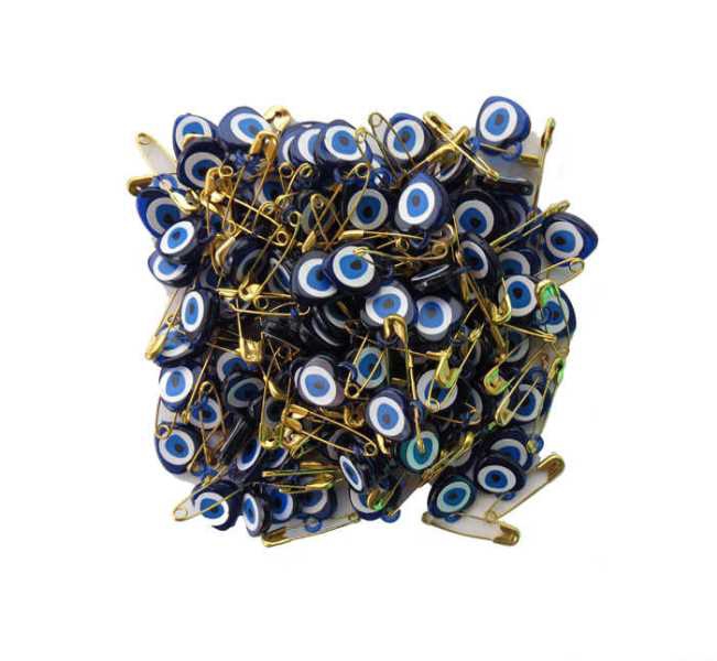 Wholesale Hooked Evil Eye Beads 100 pcs