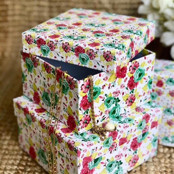 Wholesale Floral Design 3-Pack Box