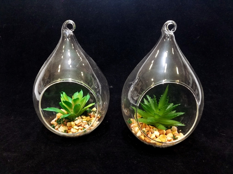 Wholesale Drop Shaped Terrarium Trinket