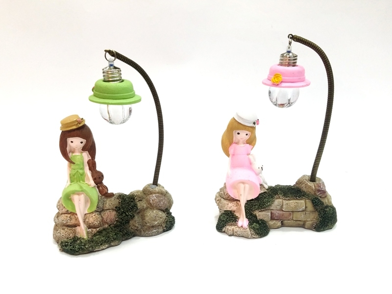 Wholesale Decorative Illuminated Cute Girl Trinket