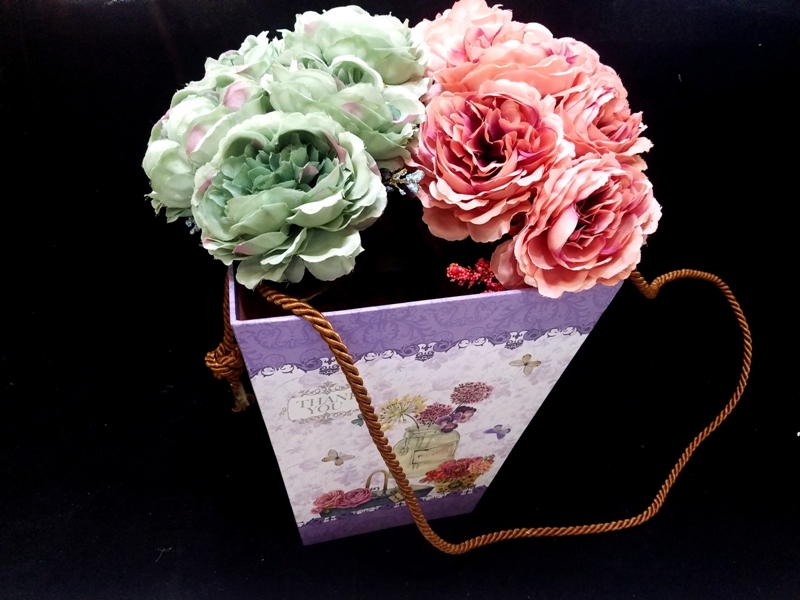 Wholesale Decorative Cardboard Flower Pot 3 pcs