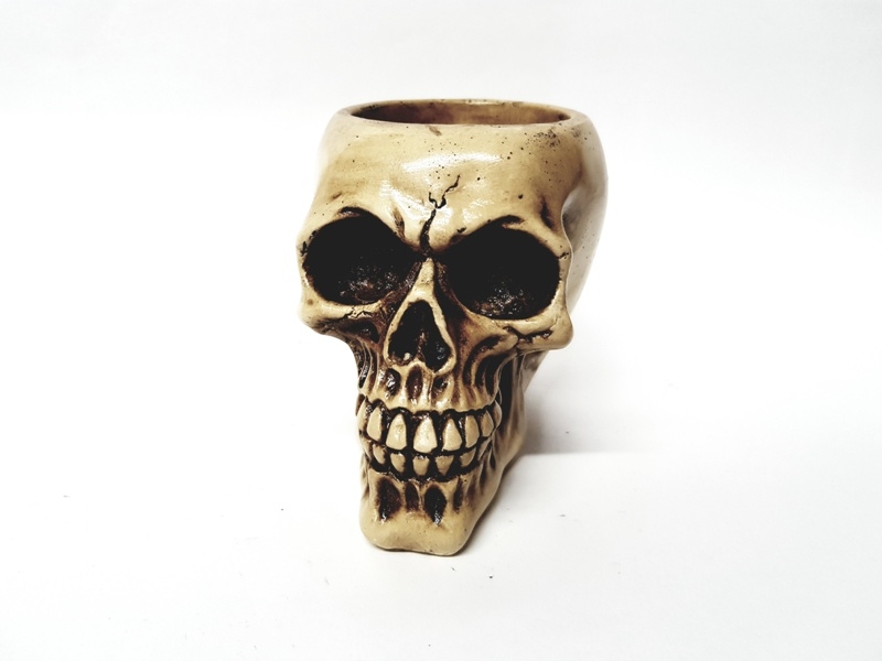 Wholesale Decorative Skull Pen Holder