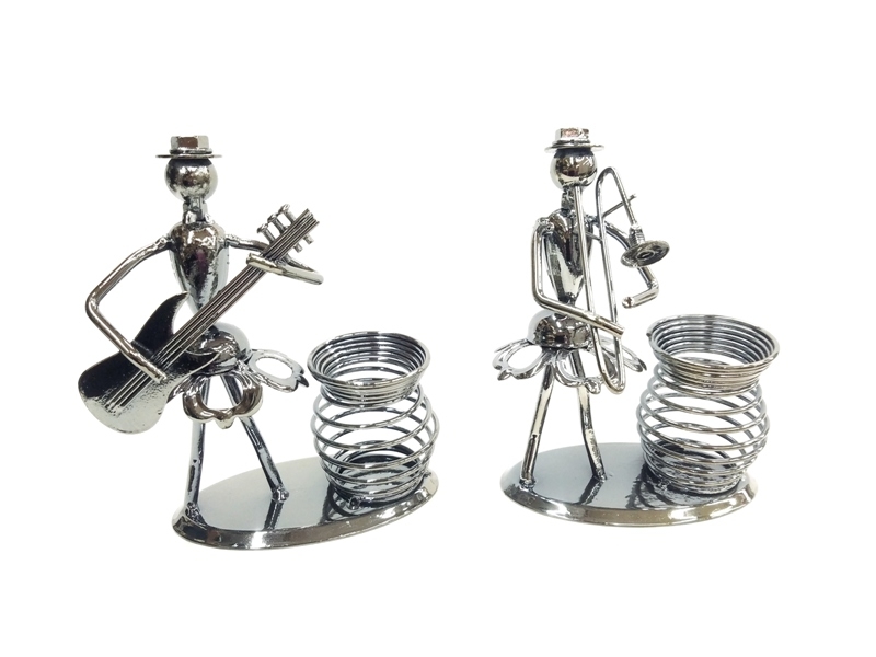 Wholesale Decorative Spring Metal Pen Holder Trinkets